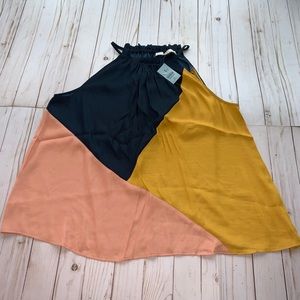LOFT Colorblock Top